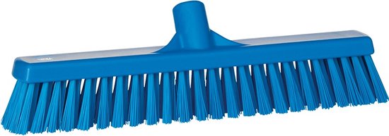 Vikan Bezem 31743 - 41cm - Zacht / Hard - Blauw - Geschikt voor alle harde vloeren van Vikan