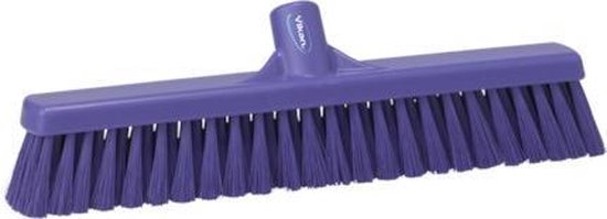 Vikan Bezem 31748 - 41cm - Zacht / Hard - Paars - Geschikt voor alle harde vloeren van Vikan