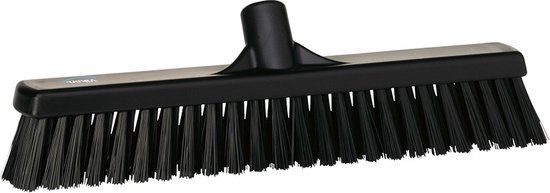 Vikan Bezem 31749 - 41cm - Zacht / Hard - Zwart - Geschikt voor alle harde vloeren van Vikan