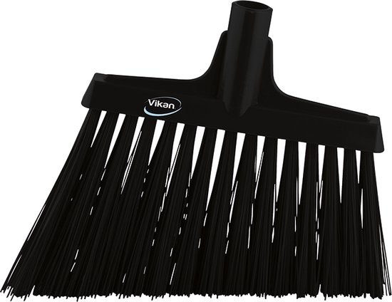 Vikan Hygiene 2914 hoekbezem hard 30cm - Zwart van Merkloos	