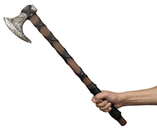 Viking Middeleeuwse Handbijl voor Kostuum en Cosplay van Merkloos	