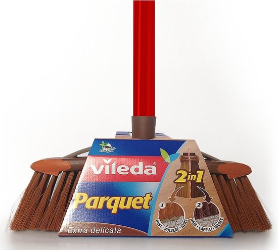 Vileda 2in1- Parketborstel / Parketborstel met Stiehl van Vileda