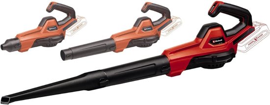 VIN® Elektrische Bladblazer - Elektrische bladzuiger van 18V, maximale luchtsnelheid van 250 km/h – 3-in-1 - Elektrische Snelheidsregeling met LED-indicator, Zonder batterij - Tuingereedschap - Rood van Merkloos	