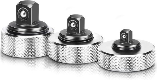 Vingerratel Sleutel Set - 3 PCS Omkeerbaar - Thumbwheel Ratelsleutel - 1/4 3/8 1/2 Palm Valling Duim Stem - Mini Ratelsleutels voor Strakke Ruimten en Klussen van Merkloos	