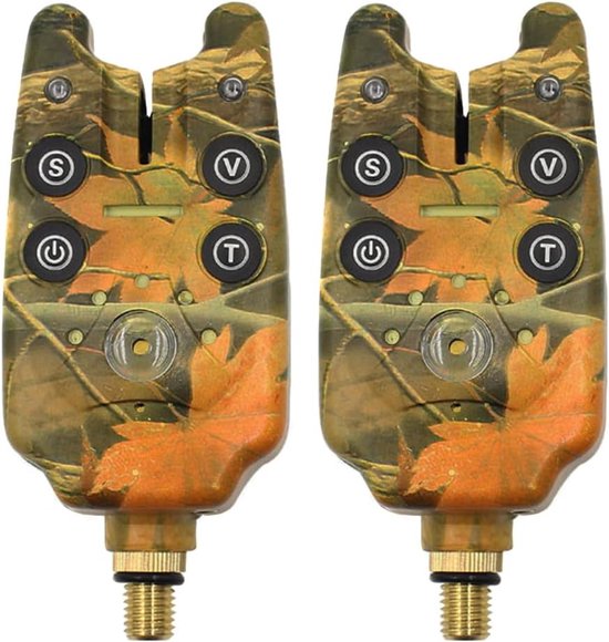 Visbeetmelder, Visbeetmelder met knipperlicht, bijtalarm met volume + toonregeling, karper en snoek, bijtalarm, visbeetluidsprekerindicatoren van Merkloos	