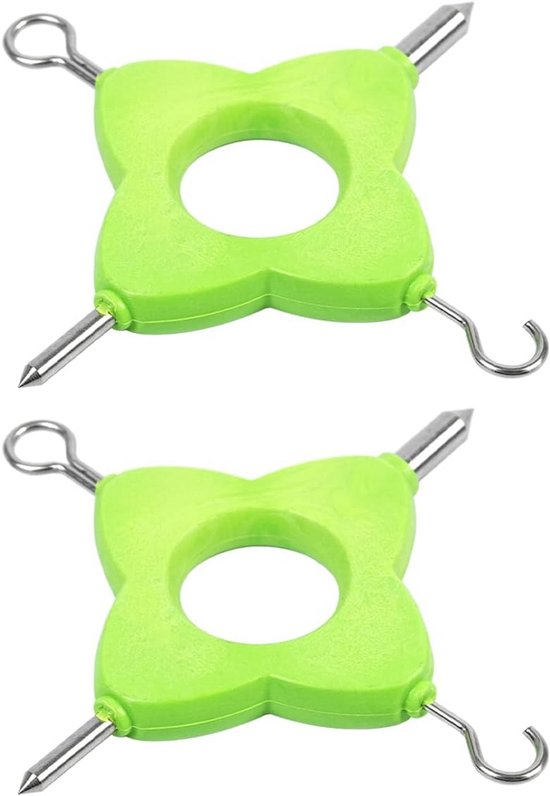 Visgereedschap Set - Knoop Hulp - Rig Maken - 4-in-1 Functie - 55 x 8 cm - Groen
