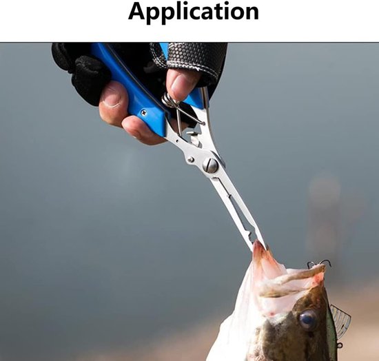 Vissen Tang Schaar - Gebogen Tang Vis Lip Gripper Remover Split Ring Lijn Cutter Vis Houder Vliegvissen Tool Vissen Gear Accessoires van VISSEN