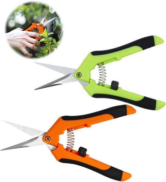 Vitdipy - Snoeischaren - 2 Stuks - Elleboog snoeischaar - Tuinscharen - Takkenschaar - Robuuste Snoeischaren - Snoeischaar - Lichtgewicht en Ergonomisch