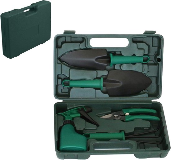 Vixson - 5-Delige Tuingereedschapset - Tuinschepje - Tuinhark - Snoeischaar - Tuinierset - GARDIKIT van GARDIKIT