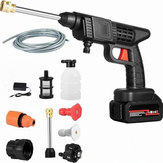 Vixson - Accu Hogedrukreiniger - Draadloze Hogedrukreiniger - Draagbare Hogedrukreiniger - Accu Hogedrukspuit - HYDROSTREAM van Merkloos	