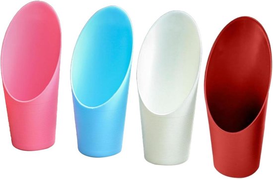 Vlezige Plant Grond Schop Plastic Spade Emmer Schep Bodem Planten Potbeker Thuis Tuinieren Levert - 4 Stuks van Merkloos	