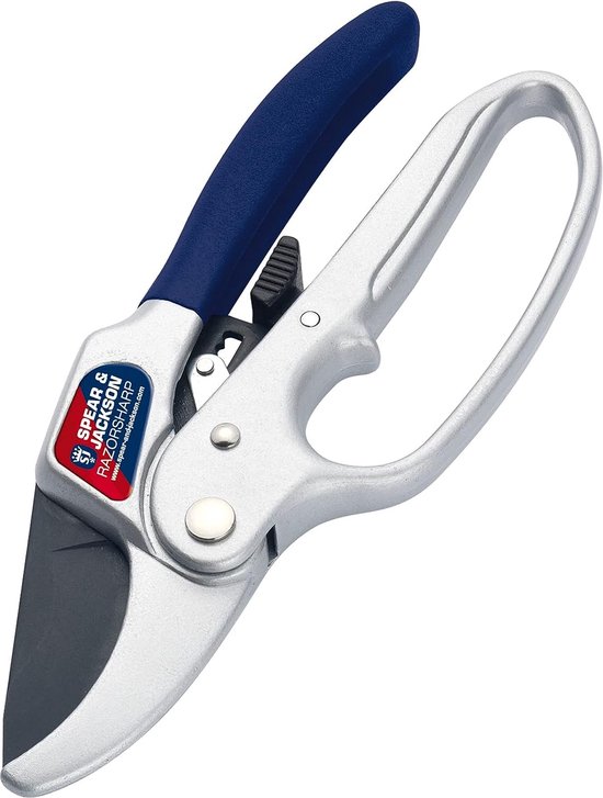 Vlijmscherpe snoeischaar met ratel-aambeeld van SkillGarden