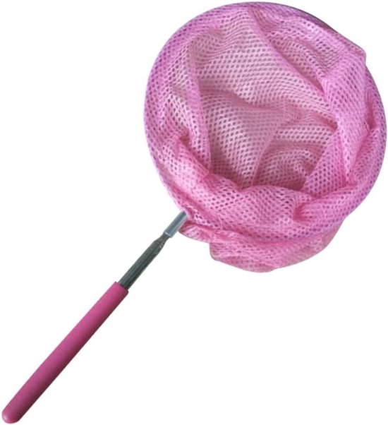 Vlindernet Uitschuifbaar - Insectennet Kinderen - Buiten Spelen - Telescopische Steel - 85 cm - Kleurrijk
