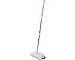 Vloerveger - Veegmachine Dweilmachine - Huishoudelijke Reiniging - 2-in-1 Functie - 102cm Hoogte - Blauw