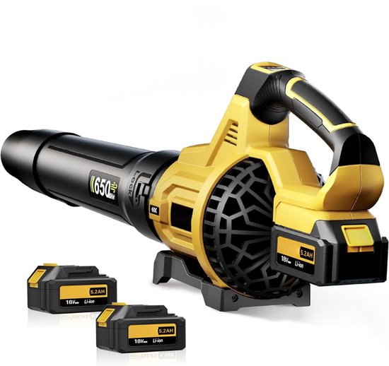 VLSelect® Bladblazer - Blaasmachine - Accu blazer - Geel van Merkloos	