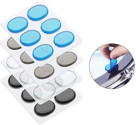 Voarge 24 stuks gel drum pads, drum damper pads pad drum gel drum demper gel siliconen tabs accessoires voor slaginstrumenten van Voarge