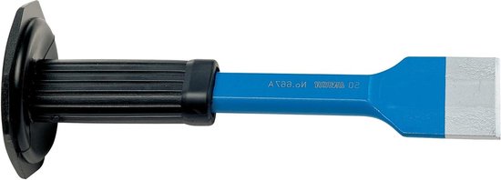 Voegbeitel met handbescherming - Metselbeitel Voegensnijder - Metselwerk Verwerken - Gesmeed Chroom-vanadium - 250 mm - Zwart