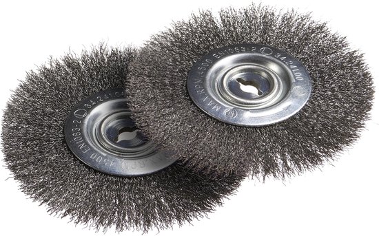 Voegborstel, metaal, set van 2 voor 968744 2 in 1 voeg turbo met opvangbox van Merkloos	