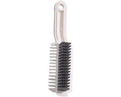 Voegen en Spleten Borstel - Schoonmaakborstel Tegels - Grondig Schrobben - Harde Antislip Borstelharen - 20.8 cm - Uniek