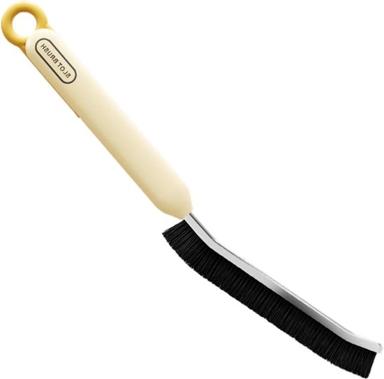 Voegenborstel Groefreiniger - Spleetborstel Schrobber - Moeilijke Hoeken Schoonmaken - Dichte Stijve Borstelharen - 293 cm Lengte - Beige