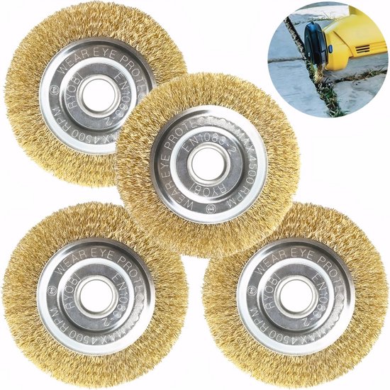 Voegenborstel Metalen Borstel Voor Boormachine - Effectieve Oplossing Voor Onkruid en Mos van Schoonvlies