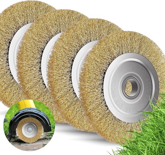 Voegenborstel - Onkruidborstel Accessoires - 100 x 16 mm - Compatibel met Draadborstels - Voor Tuin en Buiten