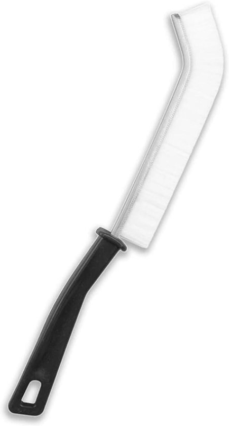 Voegenborstel - Reinigingsborstel - Kieren Schoonmaken - Harde Borstelharen - 24 cm - Wit