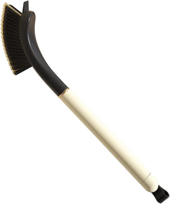 Voegenborstel - Schrobber Kieren - Kleine Ruimtes Schoonmaken - Harde Borstelharen - 32.5 cm - Grijs
