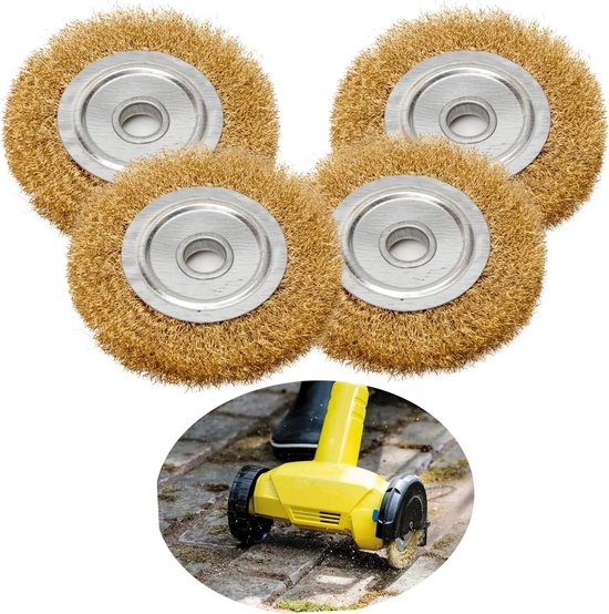 Voegenborstel set - 4-delige set - ideaal voor voegenreiniging van VigorRoots