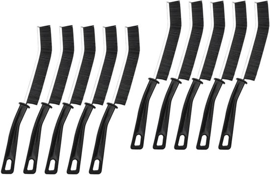 Voegenborstel Set - Spleetreinigingsborstel Hoekborstel - Schoonmaken van voegen - Ergonomische Antislip Handgreep - 23L x 2B x 2H cm