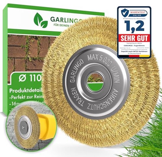 Voegenborstel voor Multibrush en andere dweilaccessoires | 10 mm breed | Onkruidreiniging | Vervangborstel