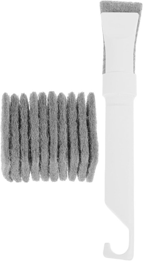 Voegenborstels Set - Kierenreiniger Schraper - Badkamer Reinigen - Vervangbare Spons Pads - 22.5 cm Lengte - Diverse Kleuren