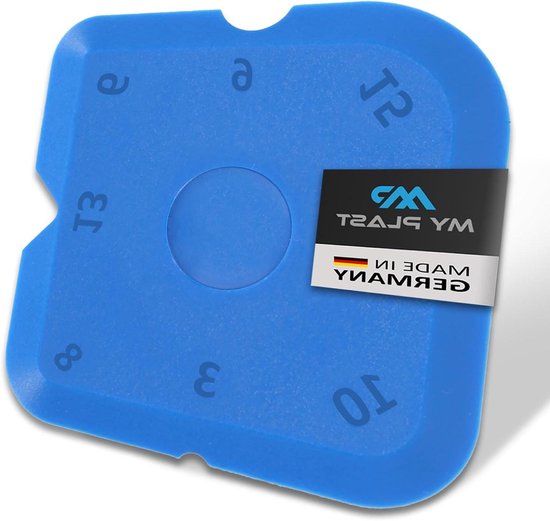 Voegengladmaker Set - Voegen Trekker - Perfecte Voegen Maken - Halfronde Binnenvoegen - 25 Stuks - Blauw van Merkloos	