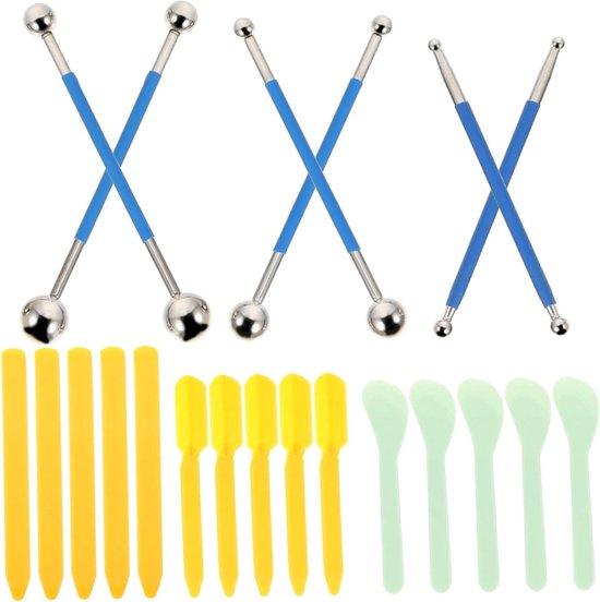Voegenkit Gereedschap - Tegel afwerking - Kit aanbrengen - Diverse schrapers - 15 cm lengte - Diverse kleuren