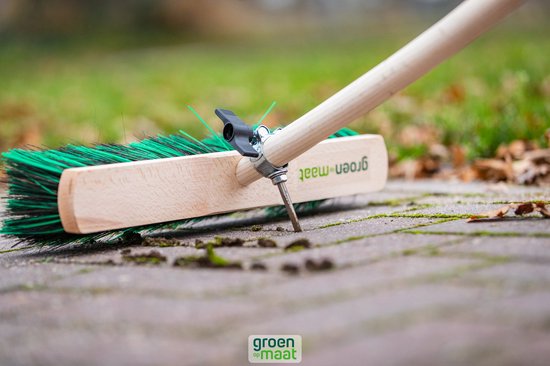 Voegenkrabber opzetstuk voor ergonomische bezem van SKRAB.