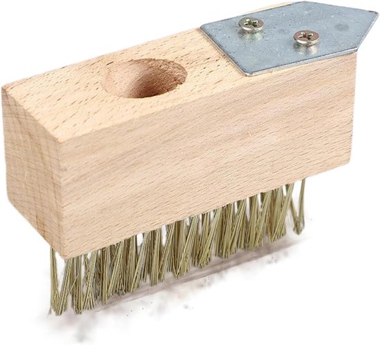 Voegenreiniger Borstel - Onkruidborstel Steen - Bestrating Reinigen - 45 Graden Hoek - 10 cm - C