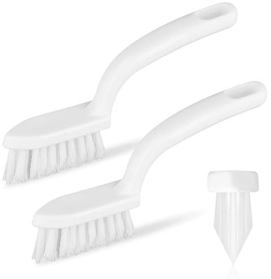 Voegenreiniger Borstels voor Tegelvloeren - Handheld Doucheborstel met Harde Haren voor Badkamer en Keuken van Merkloos	