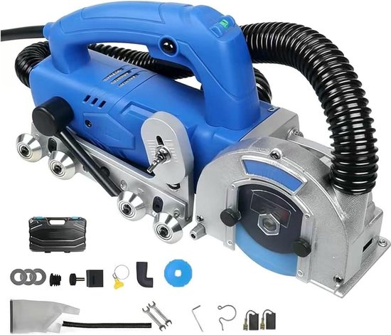 Voegenreiniger - Tegelreiniger - Naden Reinigen - 1200W Krachtige Motor - 34x13x17 cm - Grijs