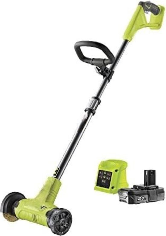 Voegenreiniger - Voegenreiniger Electrisch incl. 1 staalborstel en 1 stuks - 2,0 Ah batterij van Powerplus