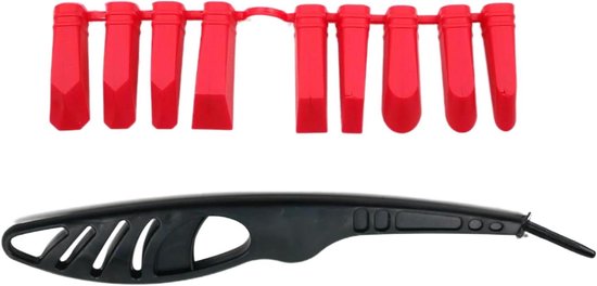Voegenschraper Set - Kit Verwijderaar - Kit Verwijderen - 9-in-1 Functies - 223 x 3 cm - Grijs