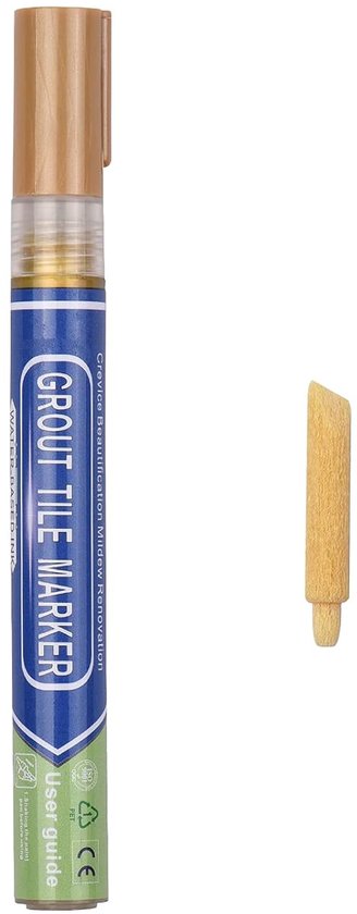 Voegenstift Op Waterbasis - Tegelmortel Kleurstift - Voegen Opfrissen - Waterdicht Vochtbestendig - 15 x 2 5 cm - Wit