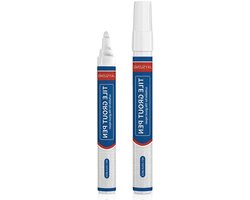 Voegenstift Tegels - Voegpen Applicator - Badkamer Opfrissen - Fijne Punt Ontwerp - 50 Gram - Lichtgrijs van Merkloos	