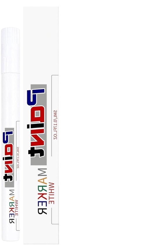 Voegenverfstift - Voegenmarker Vulpen - Tegels Opfrissen - Sneldrogende Barrière - 1 ml - Wit
