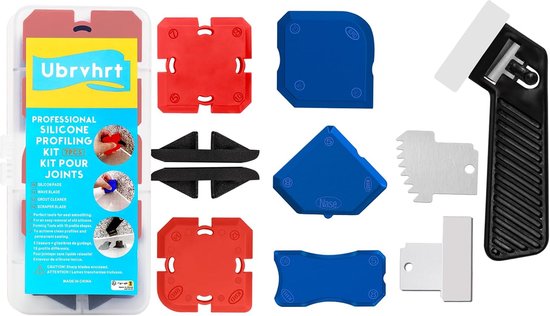 Voeggereedschap Set - Kitgereedschap Tegels - Precisie Voegen Afwerken - Meer dan 16 Randen van Merkloos	
