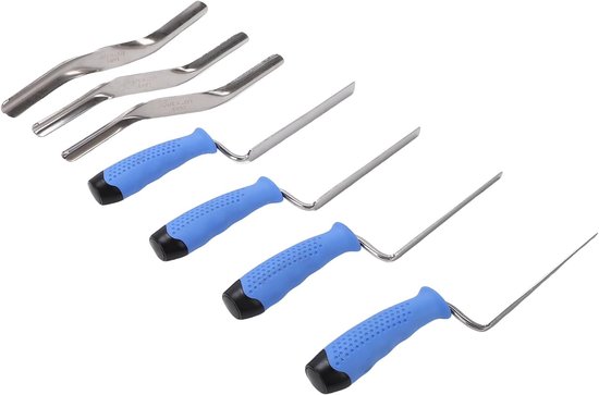 Voeggereedschapsset - Tegelvoeg tools - Voegen repareren - 7-delige set - Diverse maten van Merkloos	