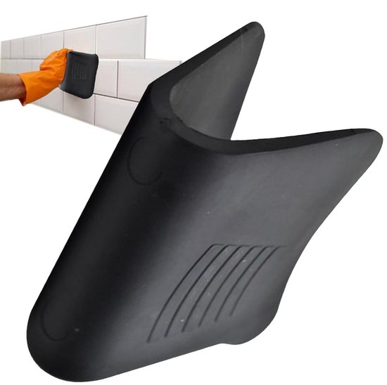 Voegmortel Applicator - Afdichtingsgereedschap - Nauwkeurig Afwerken - Comfortabele Handgreep - 13.9 x 9.2 cm - Zwart