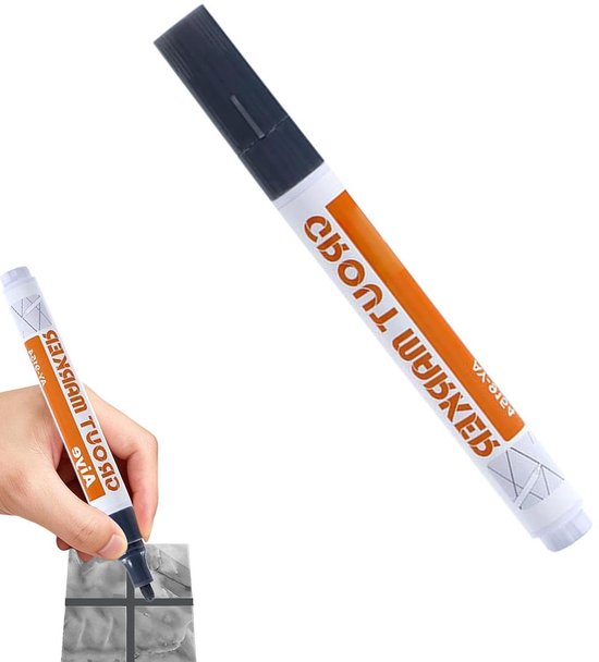 Voegpen - Tegel reparatie - Voegen opknappen - Waterdicht en snel drogend - 14 cm - Zwart