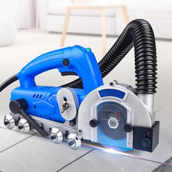 Voegreinigingsapparaat Elektrisch - Tegelreiniger Voegen - Vloeren Repareren - Automatische Waterblazer - 1200 Watt - Grijs
