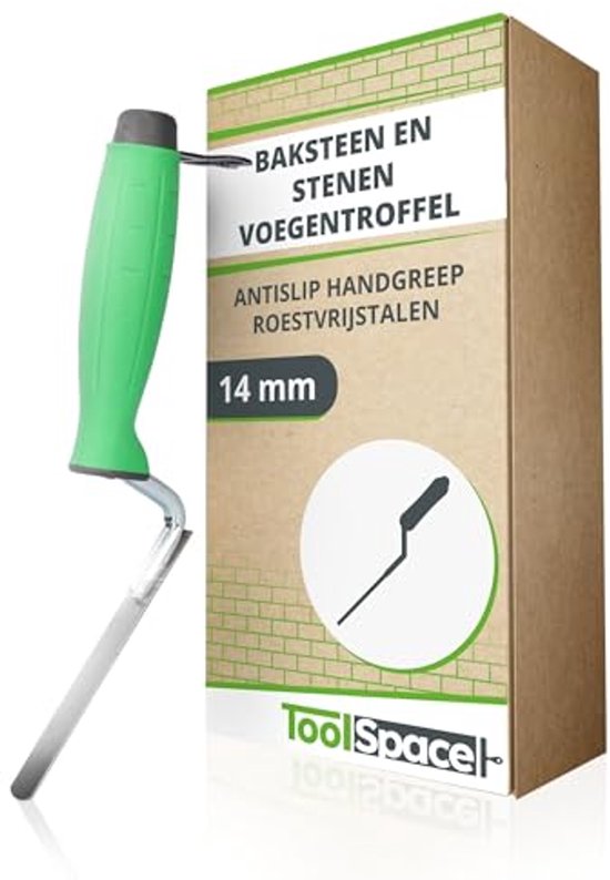 Voegspaan 14 mm - Roestvrijstalen Spaan voor Efficiënt Voegwerk en Renovaties van Merkloos	