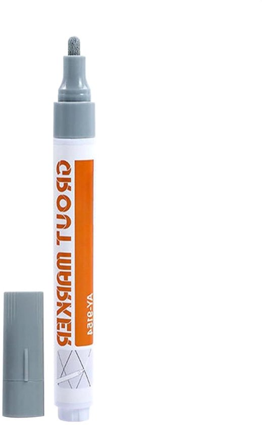Voegstift Voor Tegels - Voegverf Pen - Tegels Herstellen - Sneldrogende Waterdichte Barrière - 14 cm - Grijs